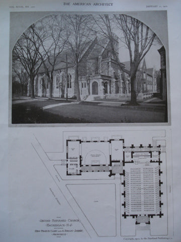 Second Reformed Church , Hackensack, NJ, 1910, Edw. Pearce Casey and A. Durant Sneden