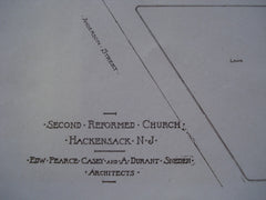 Second Reformed Church , Hackensack, NJ, 1910, Edw. Pearce Casey and A. Durant Sneden