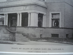 Private Art Gallery of Charles Olney, Esq., Cleveland, OH, 1898, Corburn & Barnum
