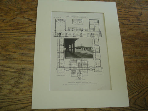 Jefferson School, Oakland, CA, 1915, Mr. Albert Kahn
