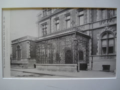 Porte-Cochere: House of E.T. Gerry, Esq., Sixty-First Street and Fifth Avenue , New York, NY, 1897, R.M. Hunt