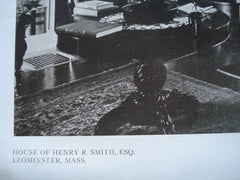 House of Henry R. Smith, Esq. , Leominster, MA, 1910, James Purdon