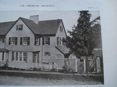 House for Charles W. Birtwell, Esq., Brookline, MA, 1910, Kilham & Hopkins