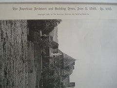 House of C.W. Henry, Esq., Wissahickon Heights, Philadelphia, PA, 1895, McKim, Mead & White