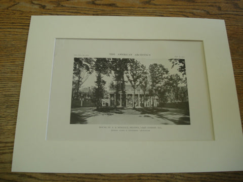 House of A.A. Sprague, Second, Forest Lake, IL, 1915, Messrs.Albro & Lindeberg