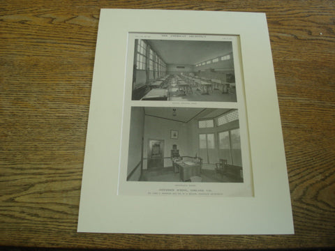Jefferson School, Oakland, CA, 1915, Mr. John J. Donovan and Mr. W.J. Miller