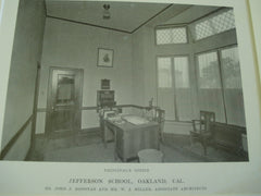Jefferson School, Oakland, CA, 1915, Mr. John J. Donovan and Mr. W.J. Miller