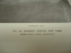 Number 477 on Madison Avenue , New York, NY, 1913, Hunt & Hunt