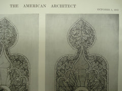 Windows in the First Church of Pittsfield, Pittsfield, MA, 1913, C. M. Burd