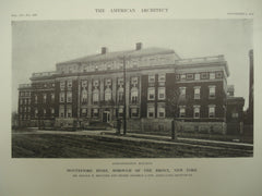 Administration Building of the Montefiore Home , Bronx, NY, 1913, Mr. Arnold W. Brunner and Messrs. Buchman & Fox