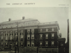 Administration Building of the Montefiore Home , Bronx, NY, 1913, Mr. Arnold W. Brunner and Messrs. Buchman & Fox
