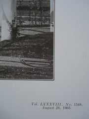 Stable of Charles G.W. Bond, Esq., Swampscott, MA, 1905, James T. Kelley