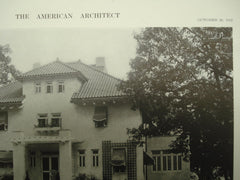 House of Mr. C. J. Warren, Winchester, MA, 1913, C. J. Warren