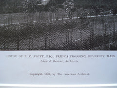 House of E.C. Swift, Esq., Pride's Crossing, Beverley, MA, 1905, Little & Browne