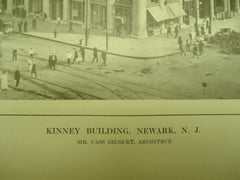 Kinney Building , Newark, NJ, 1913, Cass Gilbert