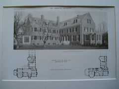 House of R.W. Bird, Esq., Brookline, MA, 1910, John W. Lavelle
