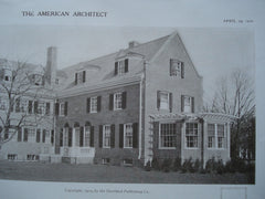 House of R.W. Bird, Esq., Brookline, MA, 1910, John W. Lavelle