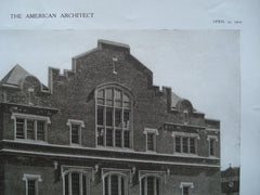 Bethany Memorial Church, Sixty-Seventh Street and First Avenue, New York, NY, 1910, Nelson & Van Wagenen