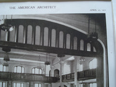 Interior of the Bethany Memorial Church, Sixty-Seventh Street and First Avenue , New York, NY, 1910, Nelson & Van Wagenen