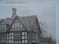 House of Mr. Samuel H. Austin on Chestnut Street , Philadelphia, PA, 1910, Charles Barton Keen