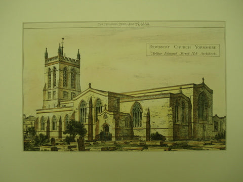 Dewsbury Church, Dewsbury, Yorkshire, England, UK, 1883, Arthur Edmund Street