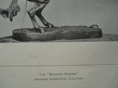 Broncho Buster, 1897, Frederick Remington, [Sculptor]