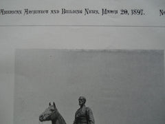 General George Gordon Meade Statue , Gettysburg, PA, 1897, H.K. Bush-Brown, [Sculptor]