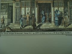Tivoli Adelphi Restaurant for Messrs. H. Hunter & Sons , London, England, UK, 1883, Mr. Henry Ough