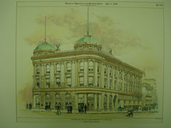 Building of the St. Louis Republic , St. Louis, MO, 1899, Isaac S. Taylor
