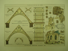 St. Mary's Abbey, Sherborne, Dorset, England, UK, 1883, J. D. Sedding