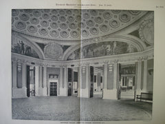 Northwest Pavilion: Library of Congress , Washington , DC, 1898, Smithmeyer & Pelz, P.J. Pelz, E.P. Casey