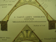 St. Mary's Abbey, Sherborne, Dorset, England, UK, 1883, J. D. Sedding