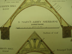 St. Mary's Abbey, Sherborne, Dorset, England, UK, 1883, J. D. Sedding