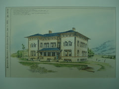 Detached Cottage of the State Industrial School for Girls , Beloit, KS, 1895, Seymour Davis