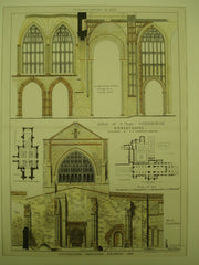 Abbey of St. Mary, Sherborne, Dorset, England, UK, 1883, R. H. Carpenter