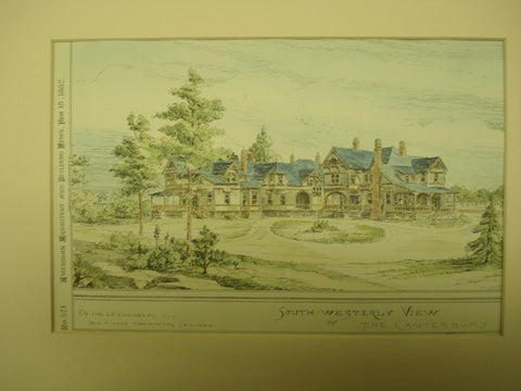 The Canterbury, 1882