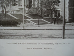 Engineering Building: University of Pennsylvania, Philadelphia, PA, 1906, Cope & Stewardson