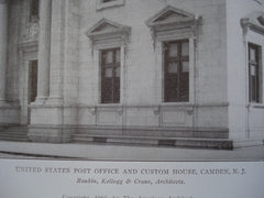 United States Post Office and Custom House, Camden, NJ, 1905, Rankin, Kellogg & Crane
