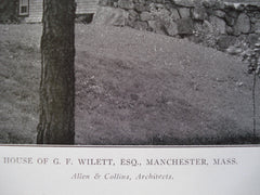 House of G.F. Wilett, Esq., Manchester, MA, 1905, Allen & Collins