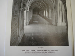 Cloister, Holder Hall, Princeton University, Princeton, NJ, 1913, Day Brothers & Klauder