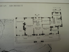 House of Felton Bent, Esq., Haverford, PA, 1913, D. Knickerbacker Boyd