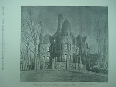 House of Francis B. Hayes , Lexington, MA, 1886, J. Ph. Rinn