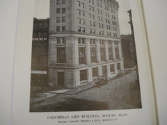 Columbian Life Building, Boston, MA, 1913, Parker, Thomas & Rice