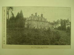 Wood House from the Southwest , Ascot, Berkshire, England, UK, 1898, A. Cawston