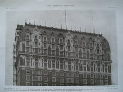 The Blackstone, Chicago, IL, 1910, Marshall & Fox