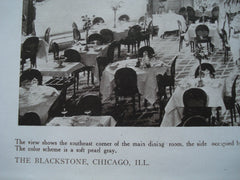 Main Dining Room in the Blackstone , Chicago, IL, 1910, Marshall & Fox