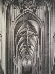 Antwerp Cathedral, Choir View , Antwerp, Belgium, EUR, 1886