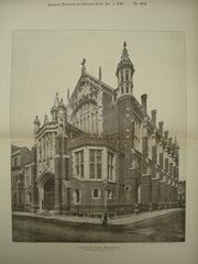Church House , Westminster, London, England, UK, 1896, A. W. Blomfield