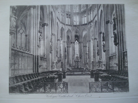 Cologne Cathedral, Choir East View , Cologne, Germany, EUR, 1886