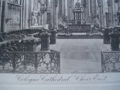 Cologne Cathedral, Choir East View , Cologne, Germany, EUR, 1886